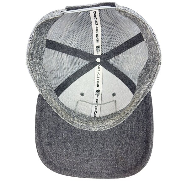 The North Face Fine Alpine Equipment Mesh Back Snapback Cap 2 Tones Gray - Picture 8 of 10